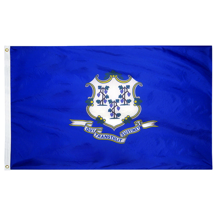 Connecticut State Flag - 3' x 5' Polyester-Collins Flags-Atlas Preservation