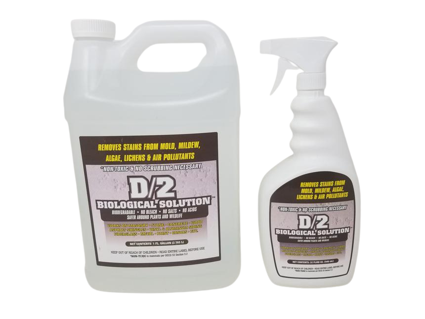 D/2 Biological Solution - Removes stains from mold, algae, mildew, lichens and air pollutants-D/2 Biological Solution-Atlas Preservation