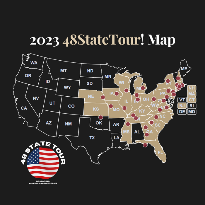 2023 48StateTour! Dates & Locations