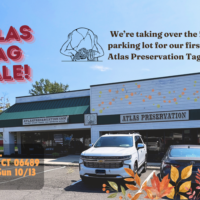 Atlas Tag Sale October 12th &13th! 🏷️