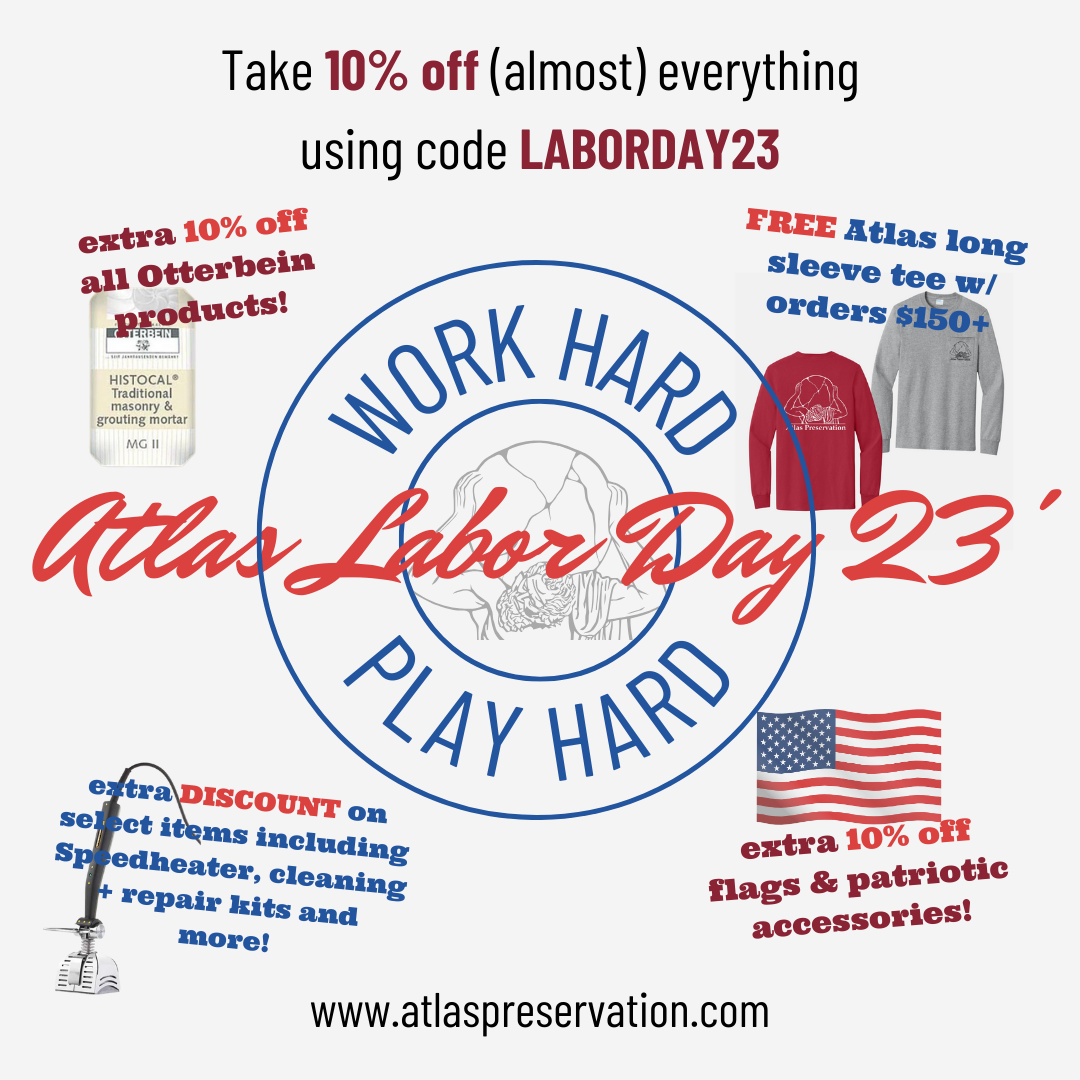 Labor Day 2023 Sale Atlas Preservation