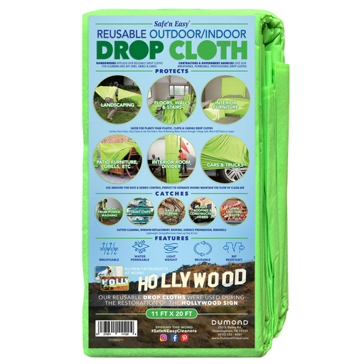 Safe ‘n Easy® Reusable Outdoor/Indoor Drop Cloth-Dumond-Atlas Preservation