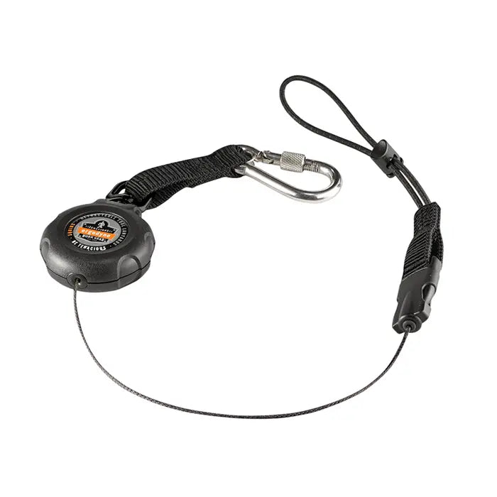 Ergodyne Squids 3001 2 lb. Retractable Lanyard with Single Carabiner