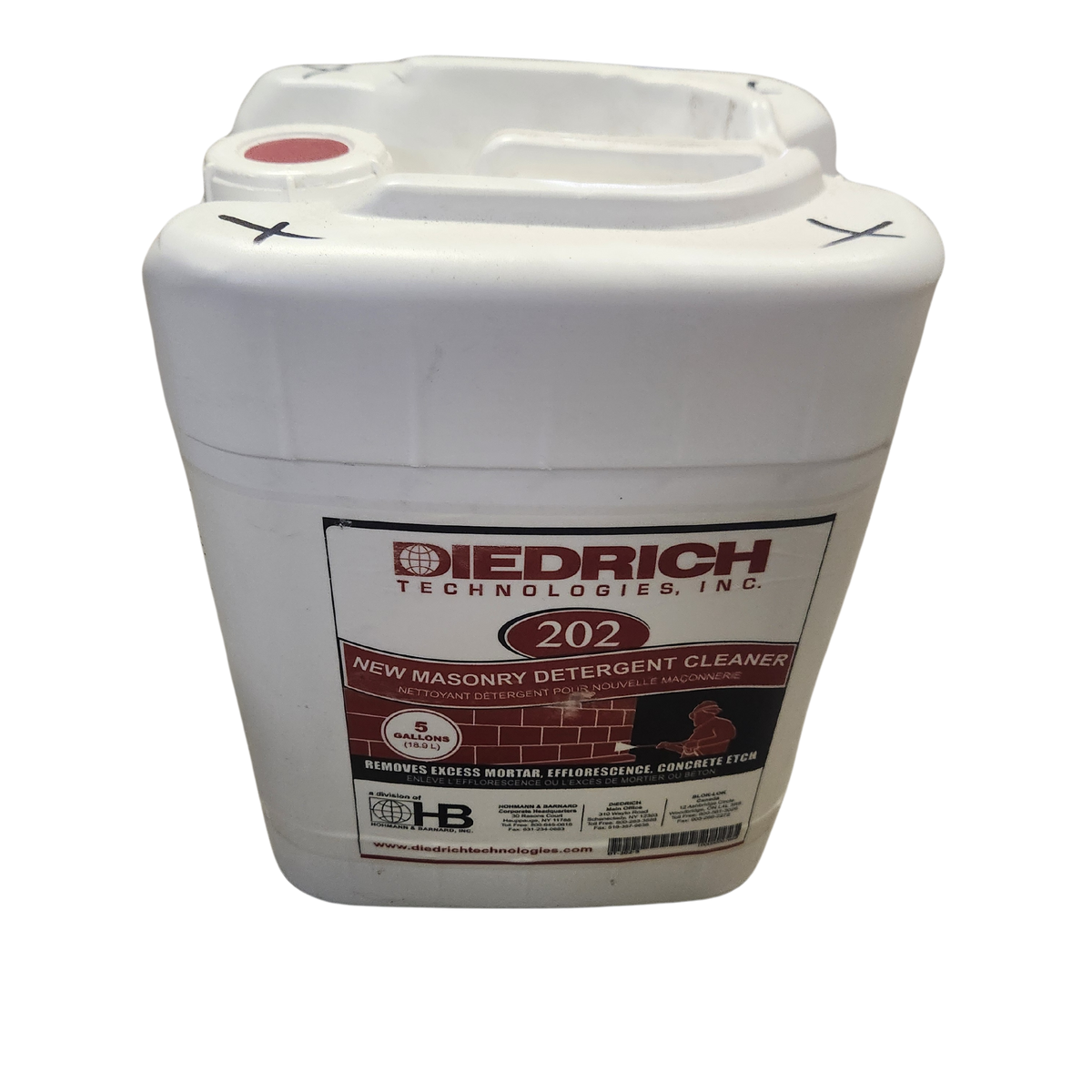 Cracked - 202 New Masonry Detergent - 5 Gallon - IN STORE PICK UP