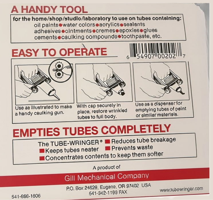Light Duty Tube Wringer #202-N