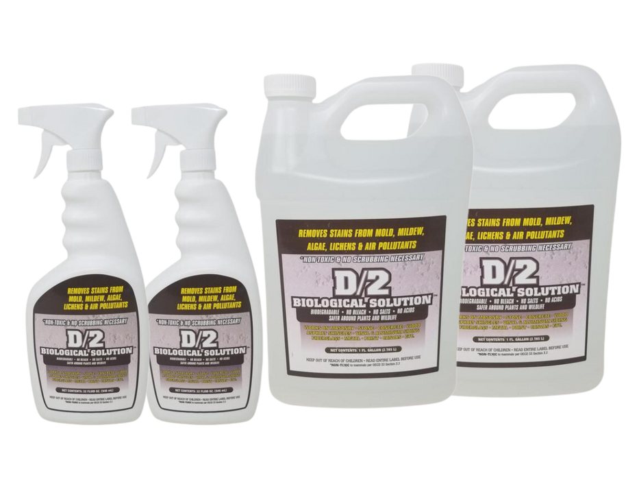 D/2 Biological Solution Double Trouble Combo - 2x Gallons + 2x Quarts-D/2 Biological Solution-Atlas Preservation