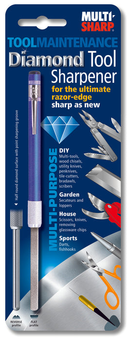 Multi-Sharp Diamond Tool Sharpener With 3 Surfaces