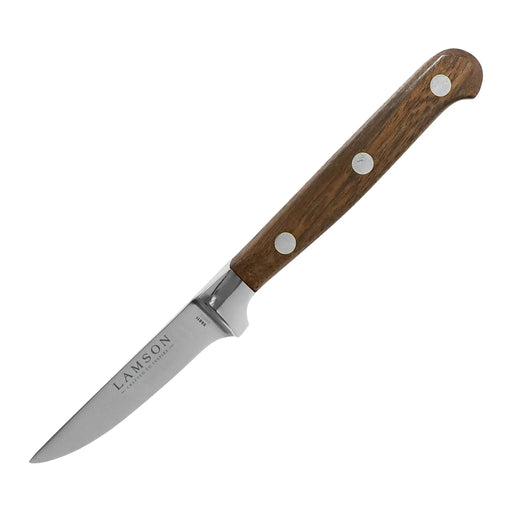 Premier Forged Trimming/Paring Knife 3" with Walnut Handle-Lamson-Atlas Preservation