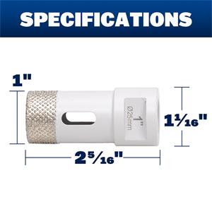 Arranged Diamond Hole Saws-Marshalltown Tools-Atlas Preservation