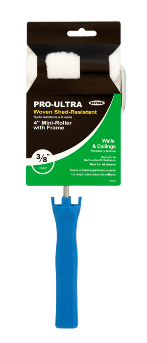 4" x 3/8" Pro-Ultra Mini Roller with Frame-Hyde Tool-Atlas Preservation