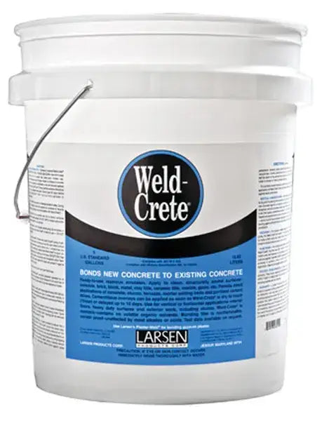 Weld-Crete - Bonds new concrete, stucco, tile setting beds and terrazzo-Larsen Products-Atlas Preservation