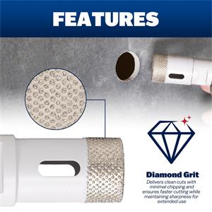 Arranged Diamond Hole Saws-Marshalltown Tools-Atlas Preservation