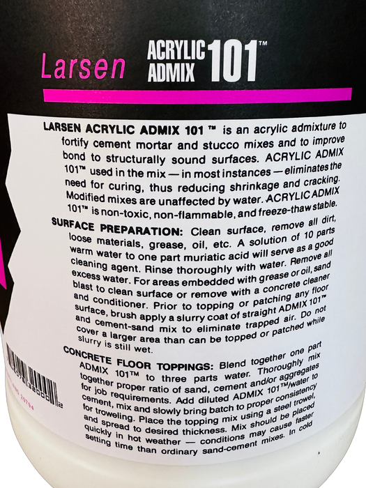 Acrylic Admix-101-Larsen Products-Atlas Preservation