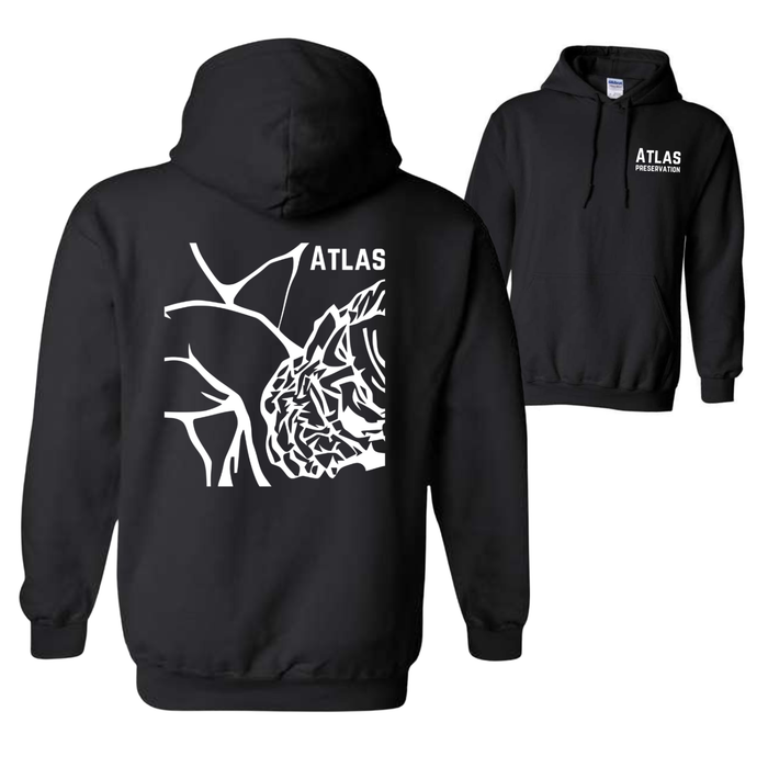 Basic Black Hoodie-Atlas Preservation-Atlas Preservation