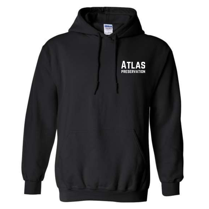 Basic Black Hoodie-Atlas Preservation-Atlas Preservation