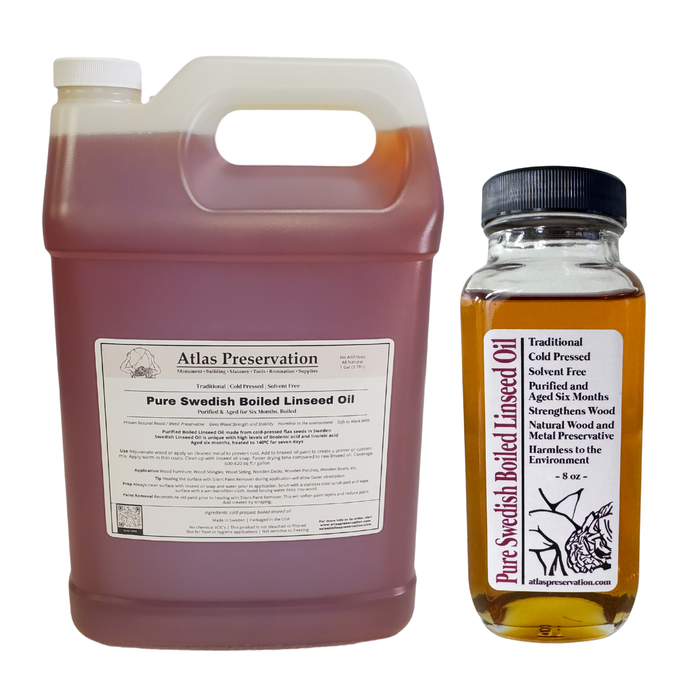 Pure Swedish Boiled Linseed Oil-Endurance Restoration Products-Atlas Preservation