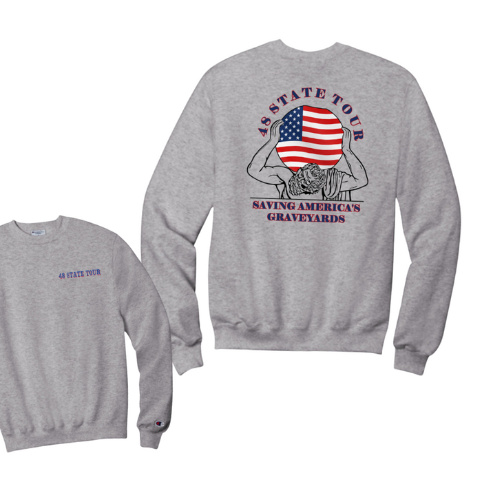 48 State Tour Crewneck Sweatshirt-Atlas Preservation-Atlas Preservation