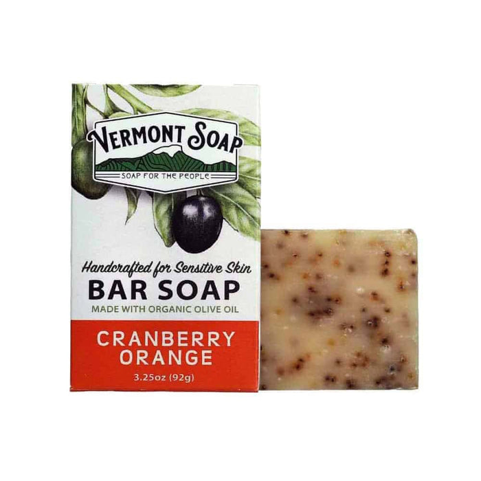 Cranberry Orange 3.25oz Boxed Bar-Vermont Soap-Atlas Preservation