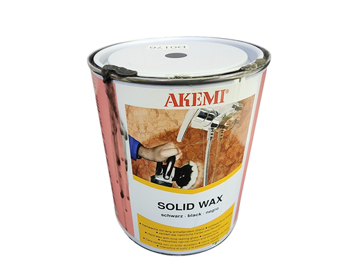Damaged - Solid Paste Wax Black - 750ml-Akemi-Atlas Preservation
