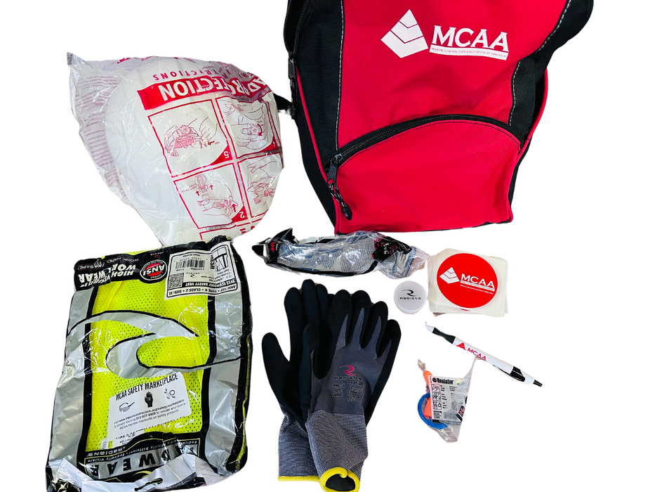 BRAND NEW Mason Contractor's Association of America Backpack w/ Goodies-Mason Contractors Association of America-Atlas Preservation