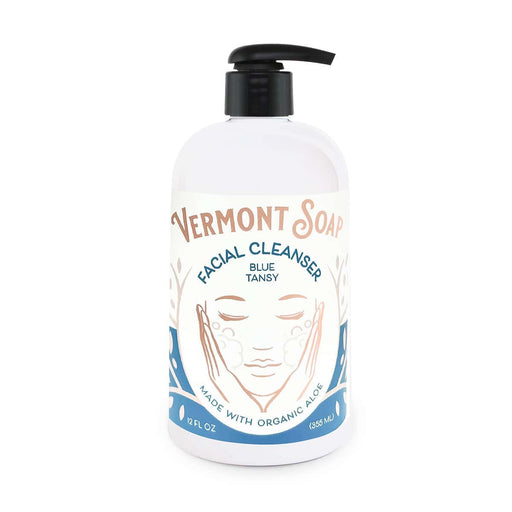 Facial Cleanser 12oz Pump-Vermont Soap-Atlas Preservation