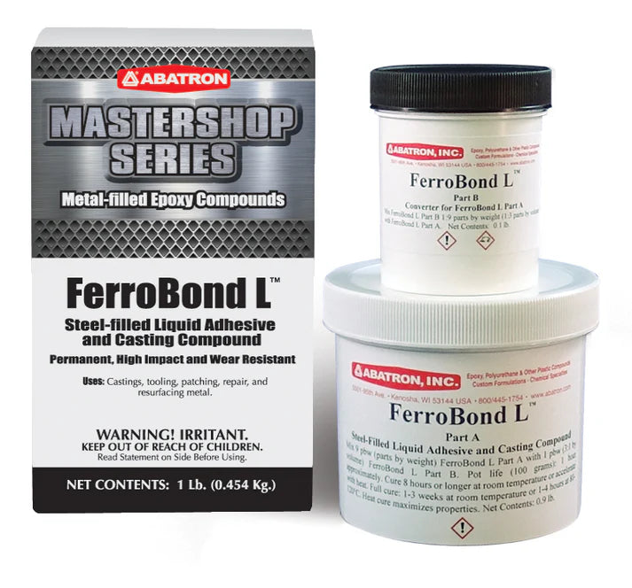 FerroBond L™ Metal Filled Epoxy Compound 1 Lb Kit-Abatron-Atlas Preservation