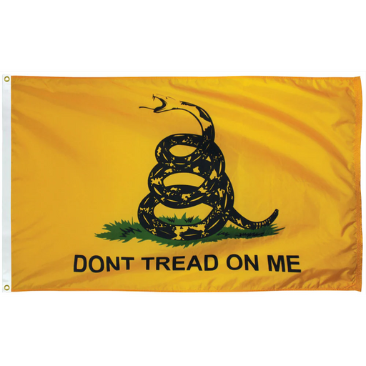 Gadsden Flag Printed - 3' x 5' Nylon-Collins Flags-Atlas Preservation