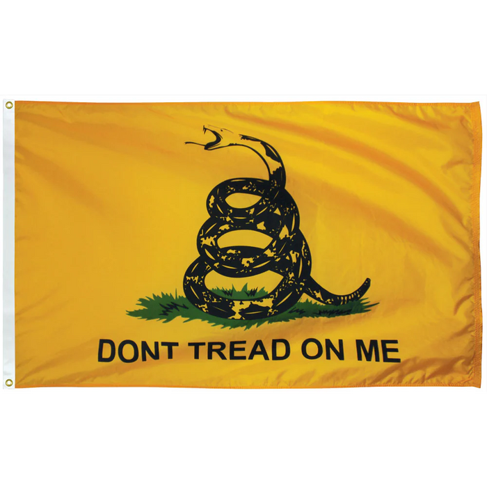 Gadsden Flag Printed - 3' x 5' Nylon-Collins Flags-Atlas Preservation