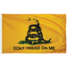Gadsden Flag Printed - 3' x 5' Nylon-Collins Flags-Atlas Preservation