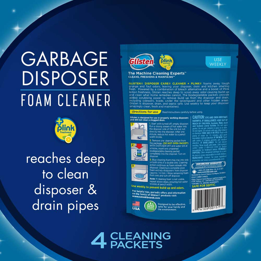 Glisten® Garbage Disposer Cleaner — Atlas Preservation
