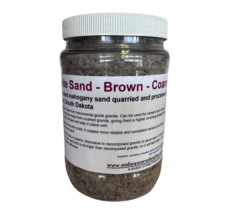 Granite Sand - Brown - Coarse-Endurance Restoration Products-Atlas Preservation