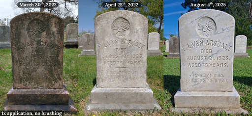 Gravestone & Monument Cleaning - Pro Set-Endurance Restoration Products-Atlas Preservation