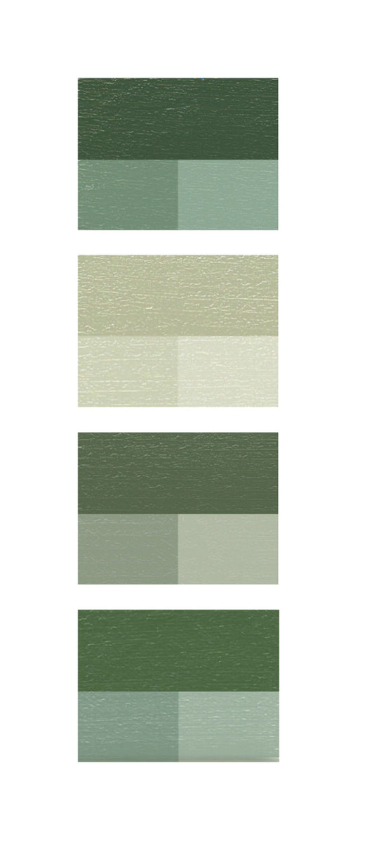 Green Tones - Ottosson - Linseed Oil Paint - Sample Set — Atlas