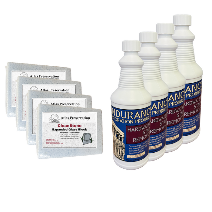 Hardwater Stain Cleaning Set - Large-Endurance Restoration Products-Atlas Preservation