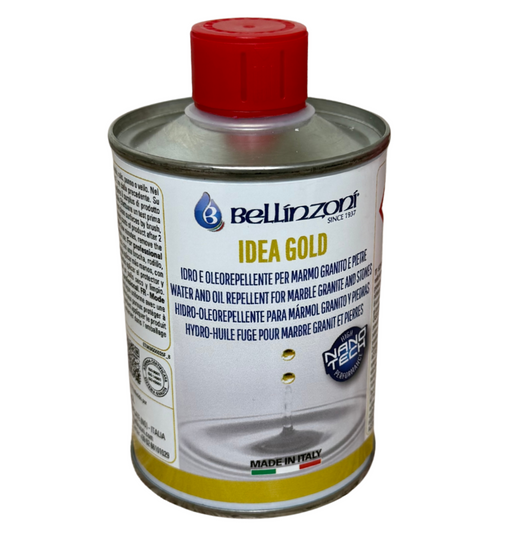 Idea Stonager Protettore Idro-Oleorepellente Per Pietre - 1 Litro, Tripla Azione: Intensifica Il Colore, Effetto Invecchiato, Antimacchia