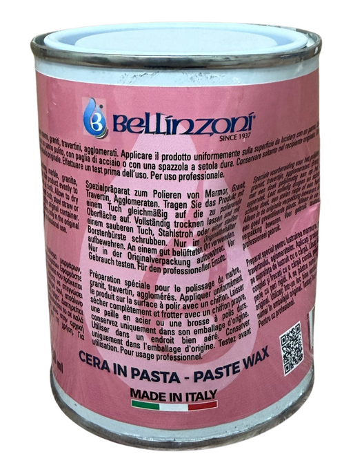 DENTED - Clear Polishing Paste Wax - For Marble & Granite - 250 ml-Atlas Preservation-Atlas Preservation