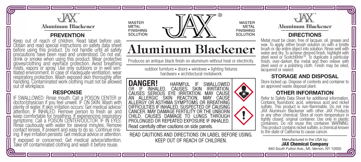 Aluminum Blackener-Jax Chemical Company-Atlas Preservation
