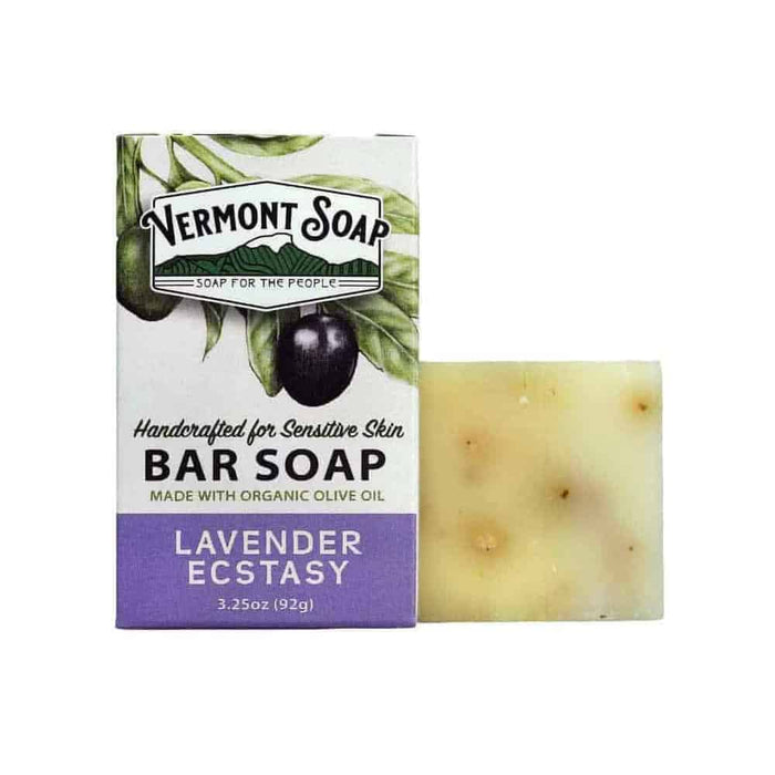 Lavender Ecstasy 3.25oz Boxed Bar-Vermont Soap-Atlas Preservation