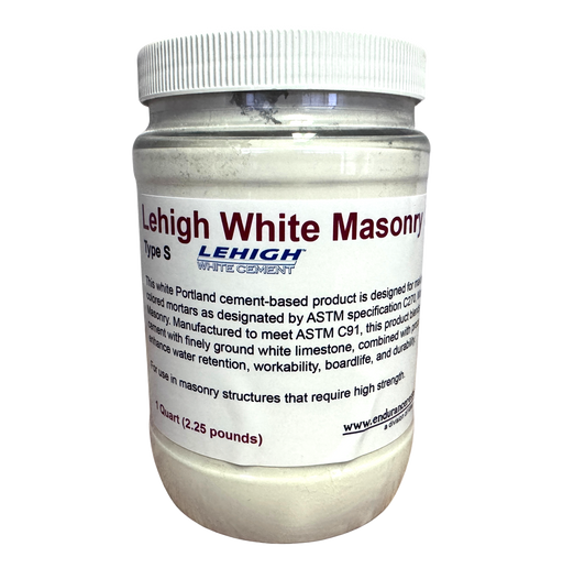 Lehigh White Masonry Cement-Endurance Restoration Products-Atlas Preservation