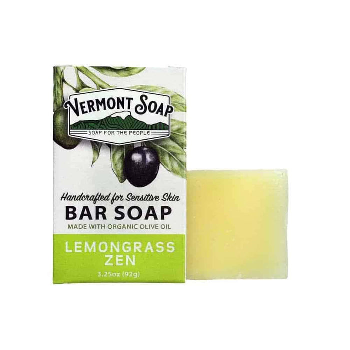 Lemongrass Zen 3.25oz Boxed Bar-Vermont Soap-Atlas Preservation
