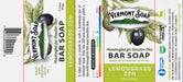 Lemongrass Zen 3.25oz Boxed Bar-Vermont Soap-Atlas Preservation