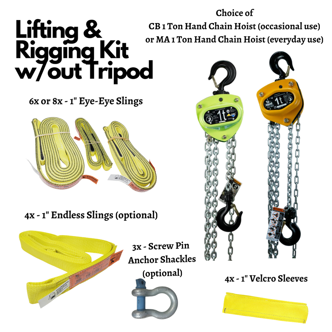 Lifting & Rigging Kit (Without Tripod) — Atlas Preservation