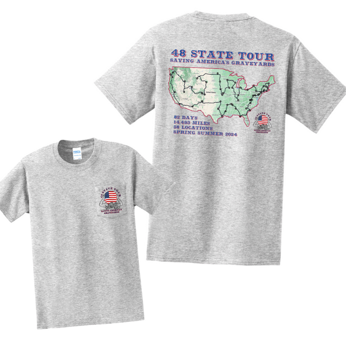 48StateTour 2024 MAP Tee-Atlas Preservation-Atlas Preservation