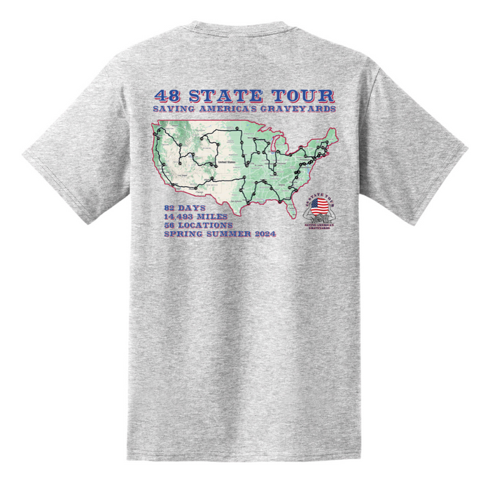 48StateTour 2024 MAP Tee-Atlas Preservation-Atlas Preservation