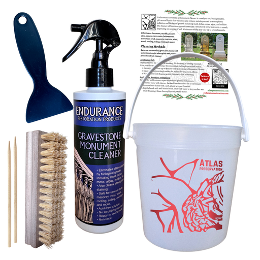MINI Gravestone & Monument Cleaning Set-Endurance Restoration Products-Atlas Preservation