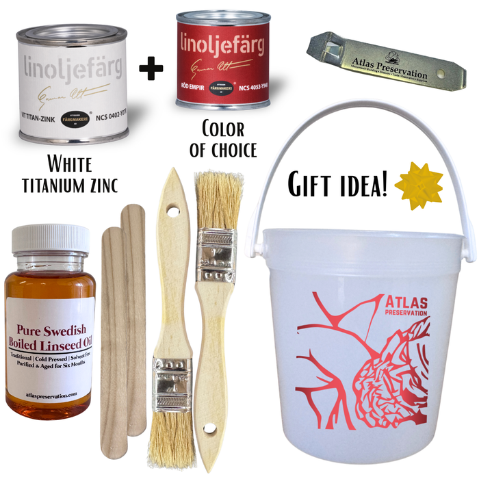 🎁 MINI Linseed Oil Paint Set-Ottosson Färgmakeri-Atlas Preservation