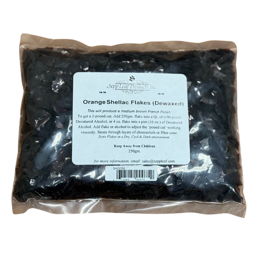 Orange Shellac Flakes (Dewaxed)-Liberon-Atlas Preservation