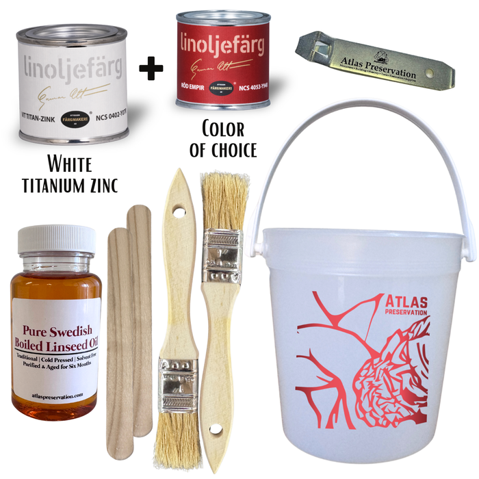 MINI Linseed Oil Paint Set-Ottosson Färgmakeri-Atlas Preservation
