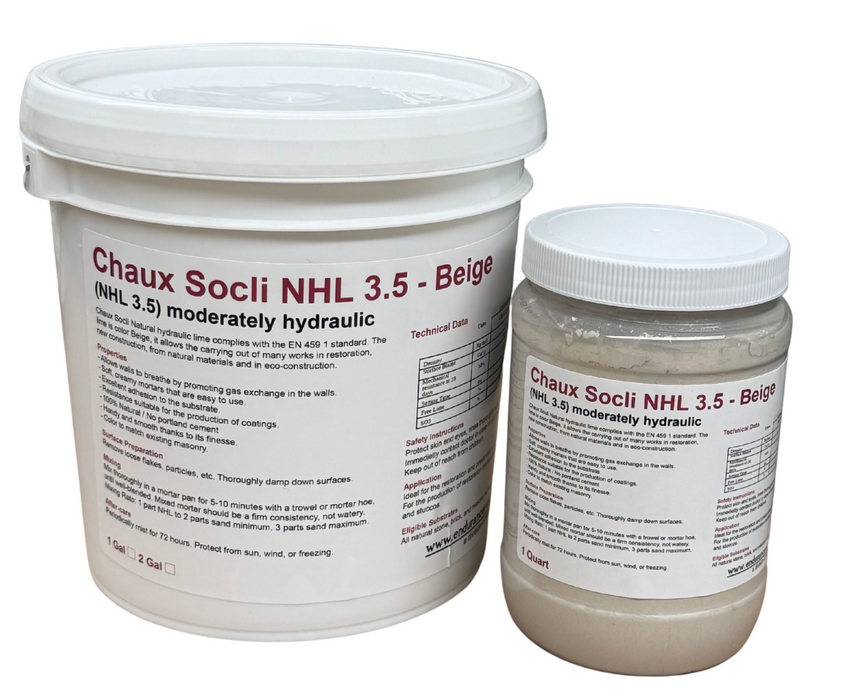 Chaux Socli Natural Hydraulic Lime 3.5 - Beige