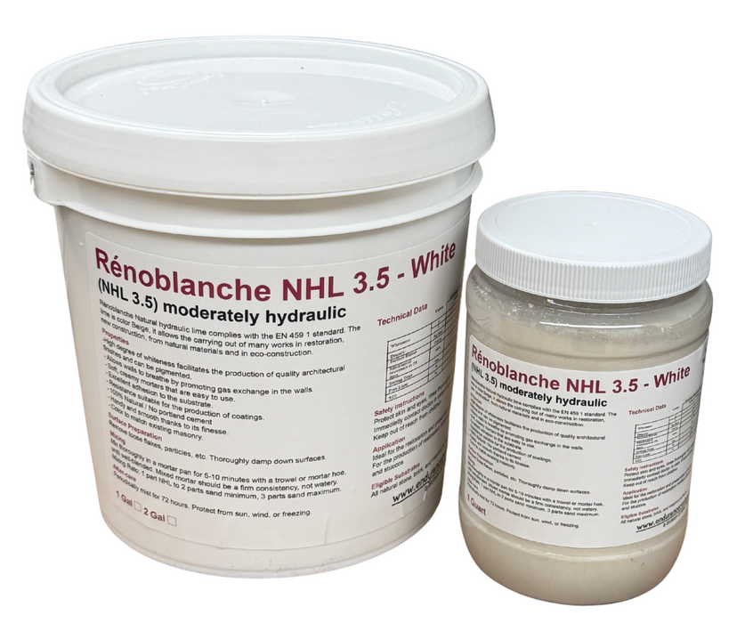 Rénoblanche Natural Hydraulic Lime 3.5 - White